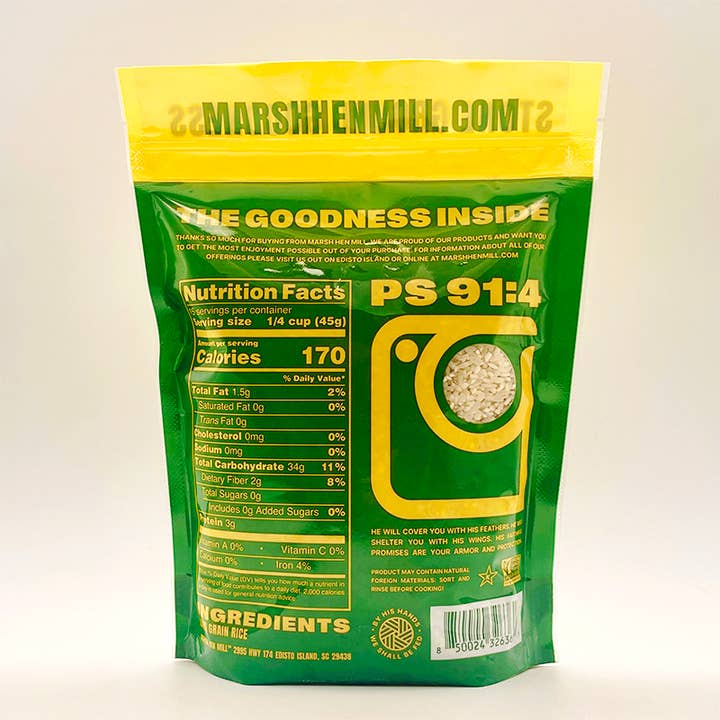 Marsh Hen Mill - Wholesale Rice - Carolina Gold Rice Middlins 12 Pack Case