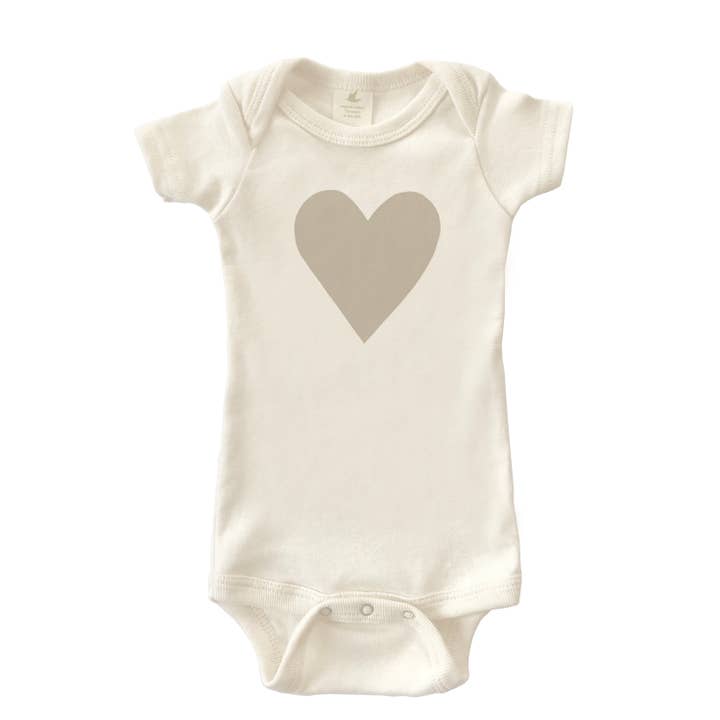 Heart Onesie - Short Sleeves for wholesale by JOAN RAMONE