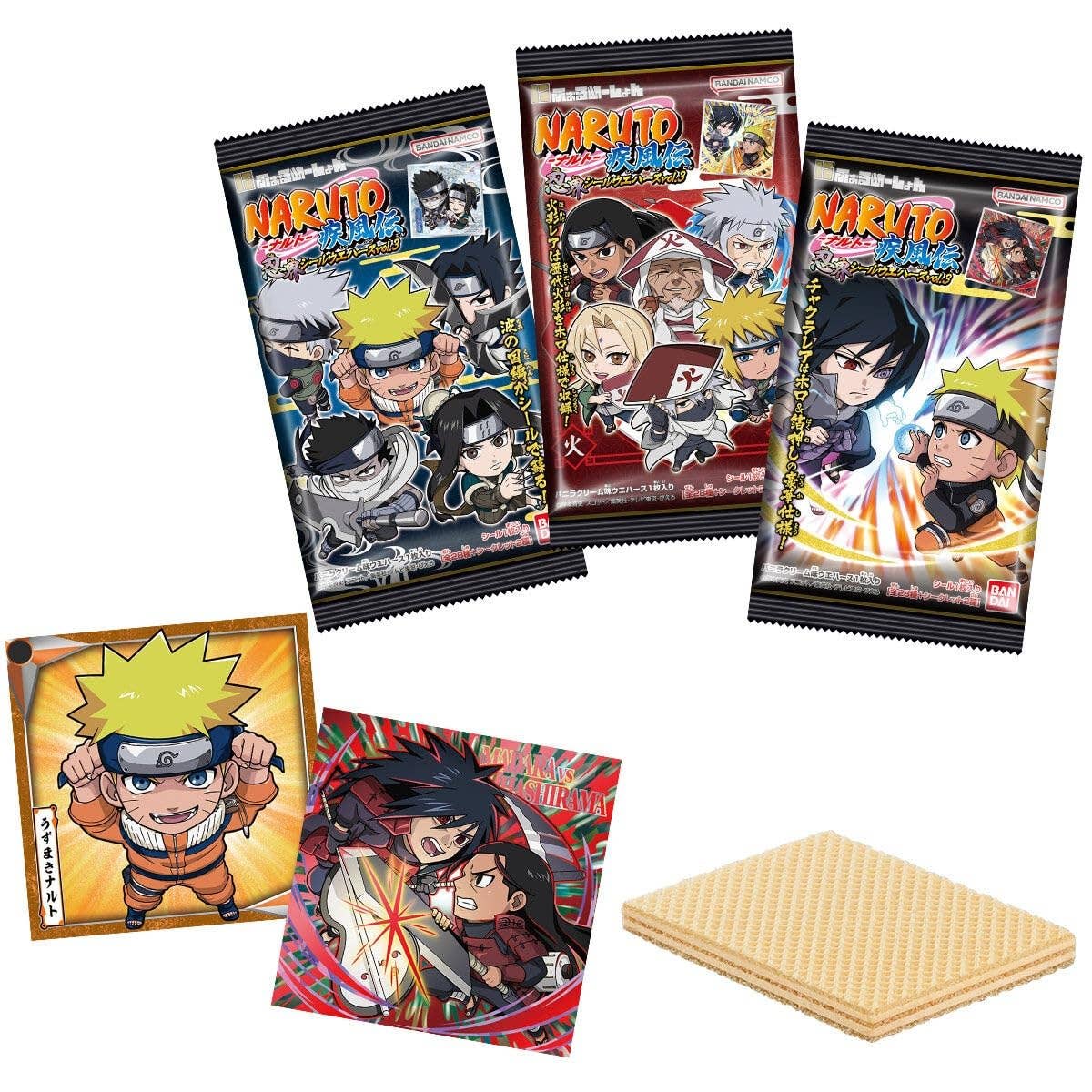 Global Bite Co - Wholesale Sticker - Naruto Shippuden Ninkai Sticker Pack w/ Wafer (Set of 20) (Japan)0