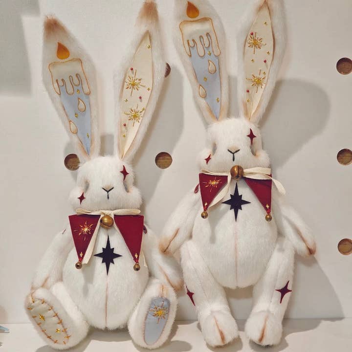 Snowball | Christmas Bunny Plush Toy for wholesale by Hello Claws Limited