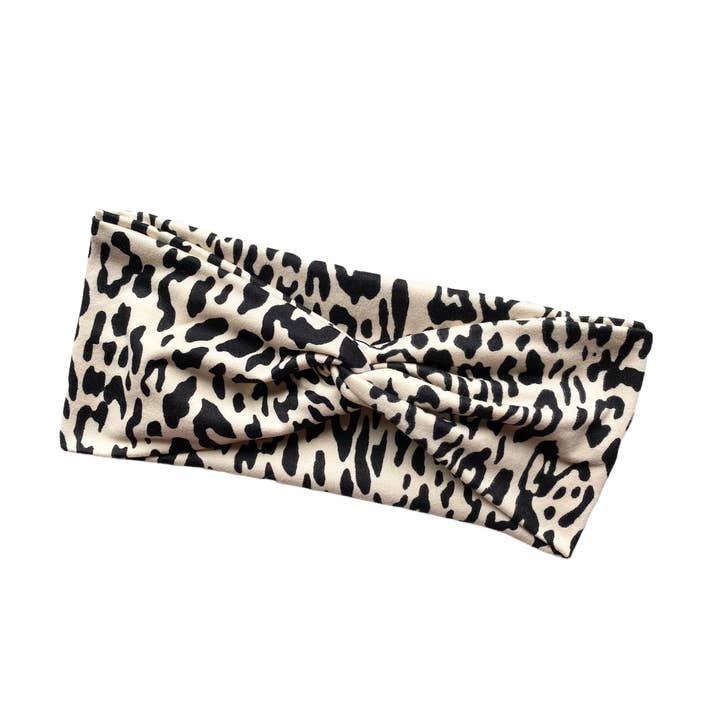 Twistband™ - Taupe Animal Print for wholesale by Hello Headband
