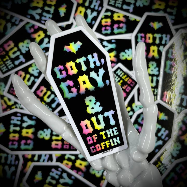 Adesivi in vinile Goth per la vendita all'ingrosso da parte di Paper Loves Ink