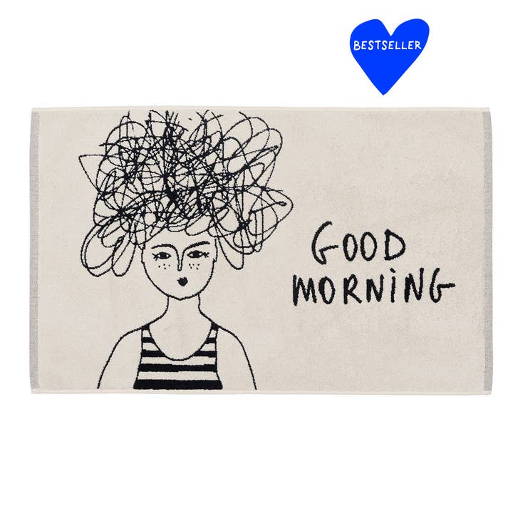 tapis de bain bonjour pour la vente par helen b