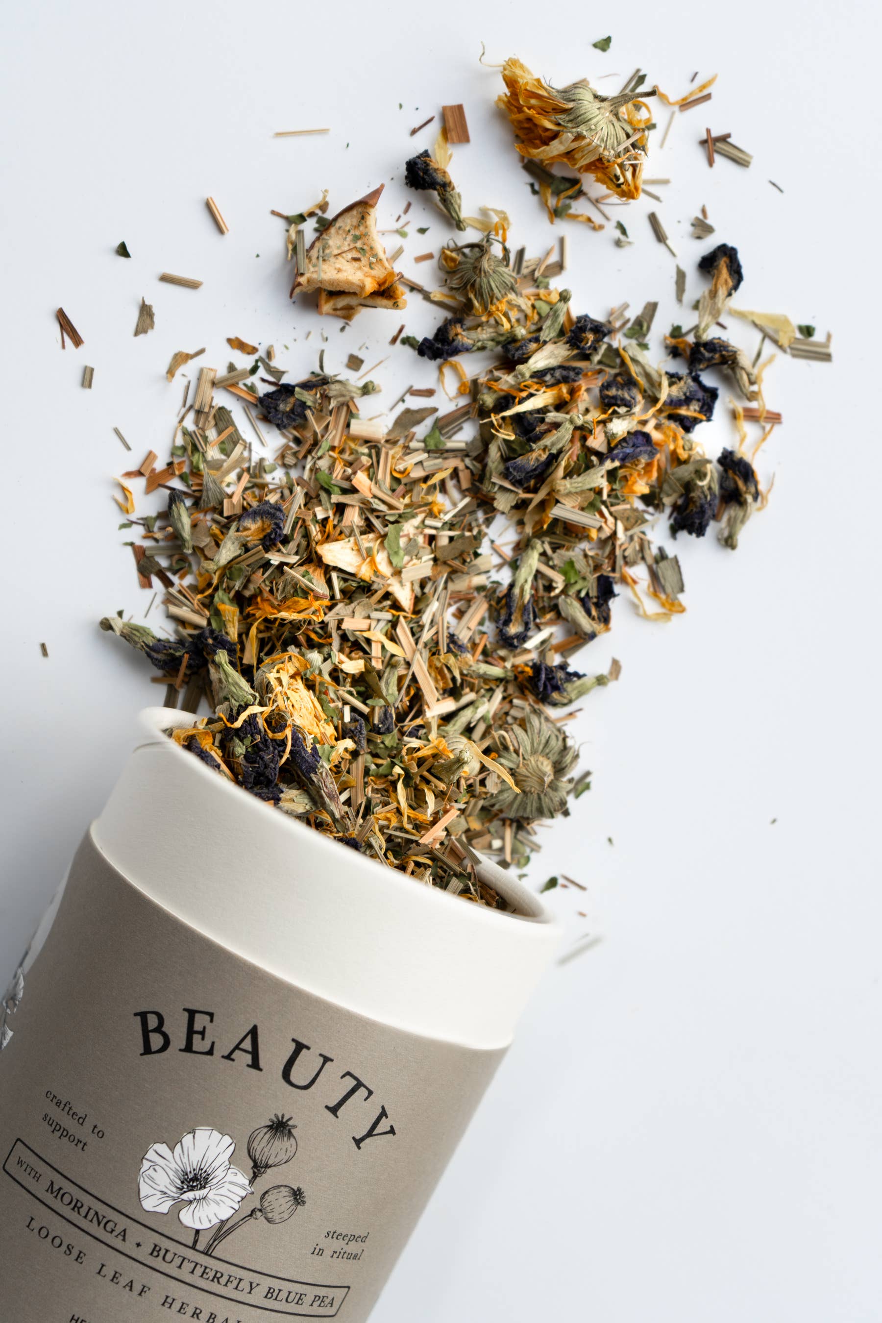 Growing Up Rooted - Wholesale Loose Tea - Beauty Loose Leaf Herbal Tea | Skin Health & Radiance Blend1