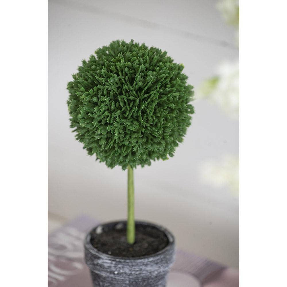 A&B Home Group Inc. - Wholesale Artificial Plant - S/3 D3x9.5" Mini Faux Potted Boxwood Topiaries - Charcoal3