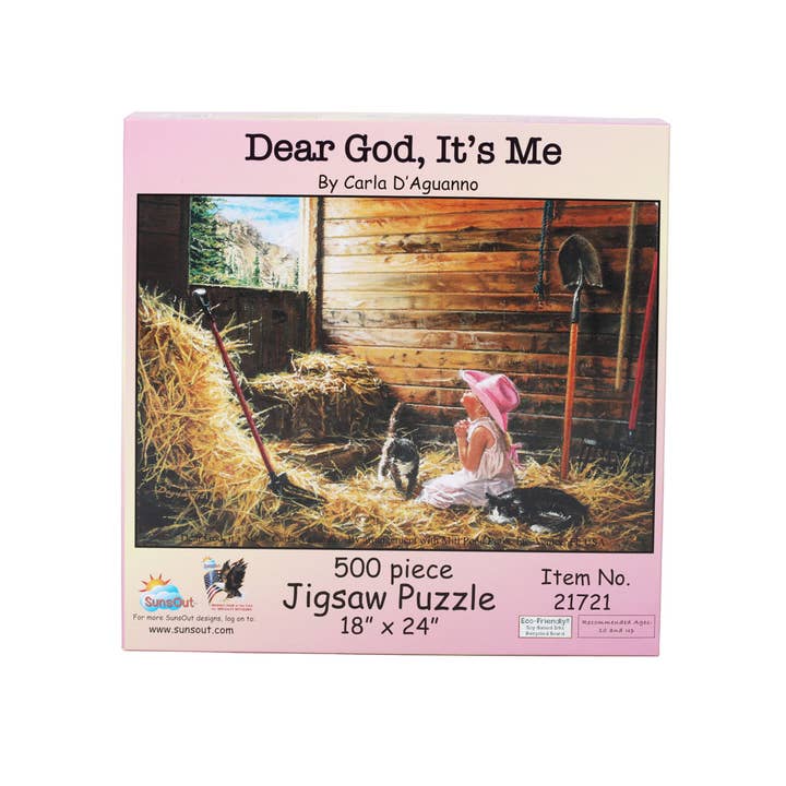 Puzzle Dear God, It's Me 500PC for wholesale by Swanson Christian Products