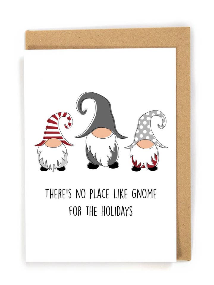 Carte de joyeux vœux nain mignon et drôle pour la vente par DensenDesign