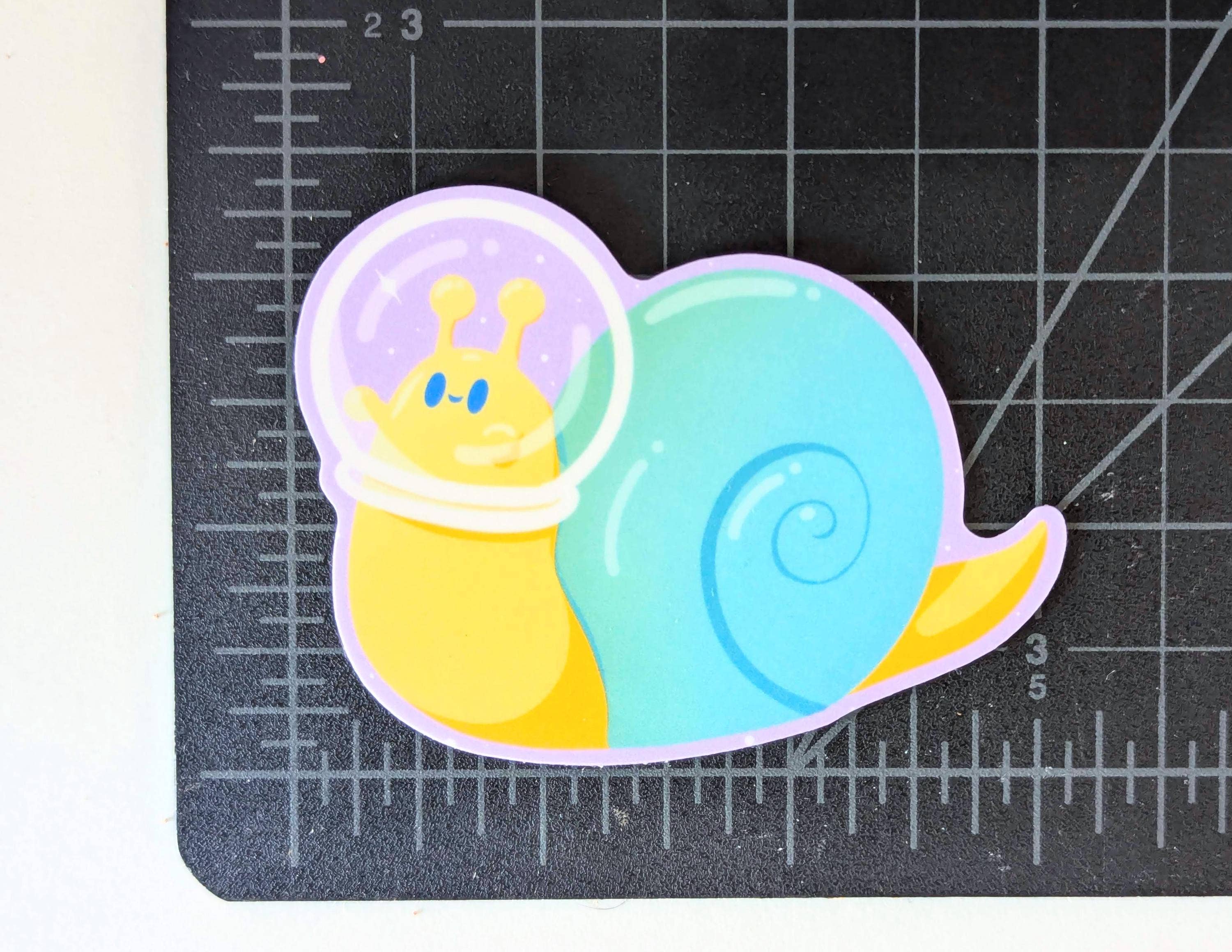 Ham Eye Am - Wholesale Sticker - Space Snail Vinyl Sticker: Cottagecore Sci-Fi Design4