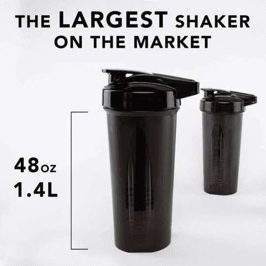 PerfectShaker - Wholesale Water Bottle - Activ Shaker, 48oz, Black3