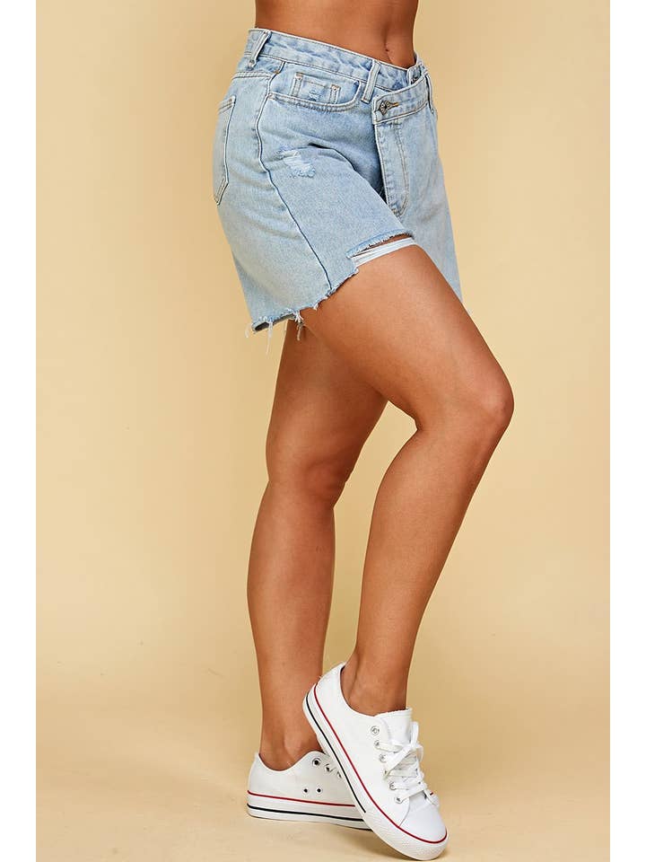 Denim Med Wash SHORT EN JEAN 5 POCHES COUPE DÉCONTRACTÉE en vente sur Faire