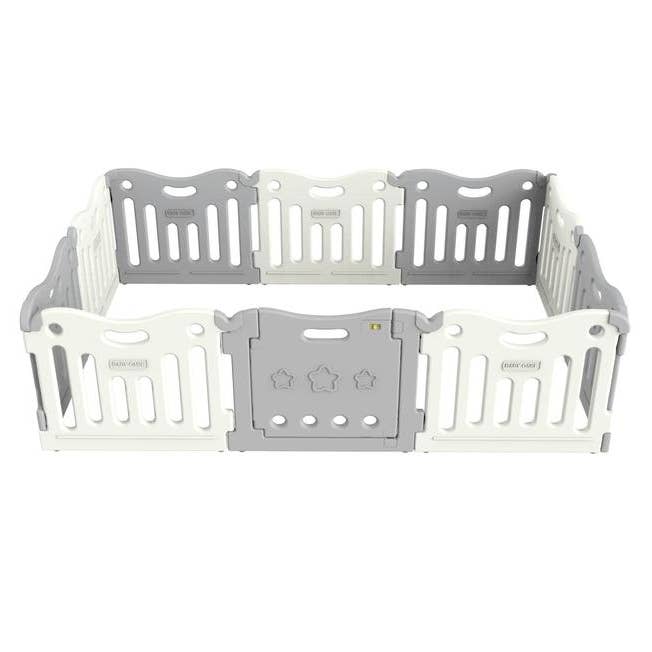 BabyCare FunZone Playpen - Melange Grey for wholesale on Faire