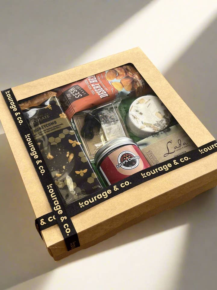 Men’s Gift Box - The Hot Box for wholesale by Kourage & co