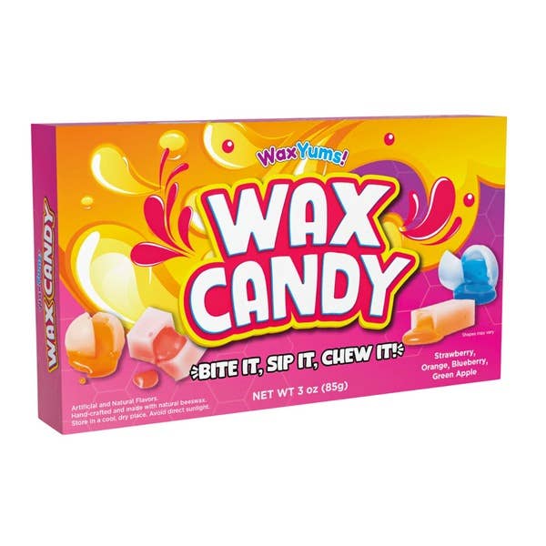 Long Island Candy Factory – Engroshandel Bolcher – Waxyums Voksslik Assorterede Frugtsmage 85 g Boks0