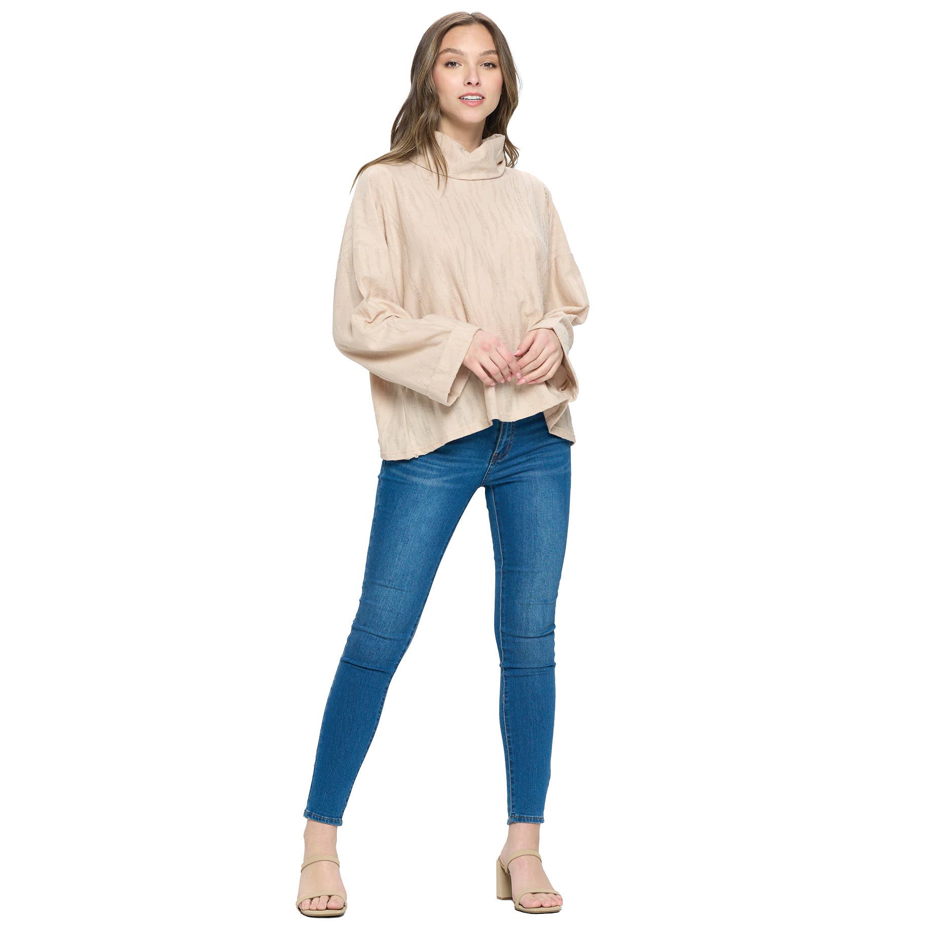 Yak & Yeti - Wholesale Tunic - Women's - SALE  Top Cowl Neck Ripped2