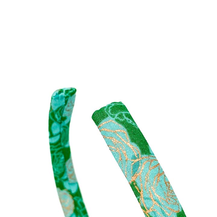 Wee Joys - Wholesale Fashion headband – women's - Narrow Alice Band | Metallic Floral5