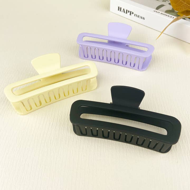 mildstyles – Engroshandel Hårspænde - Dame – Frostet rektangulært hårspænde13