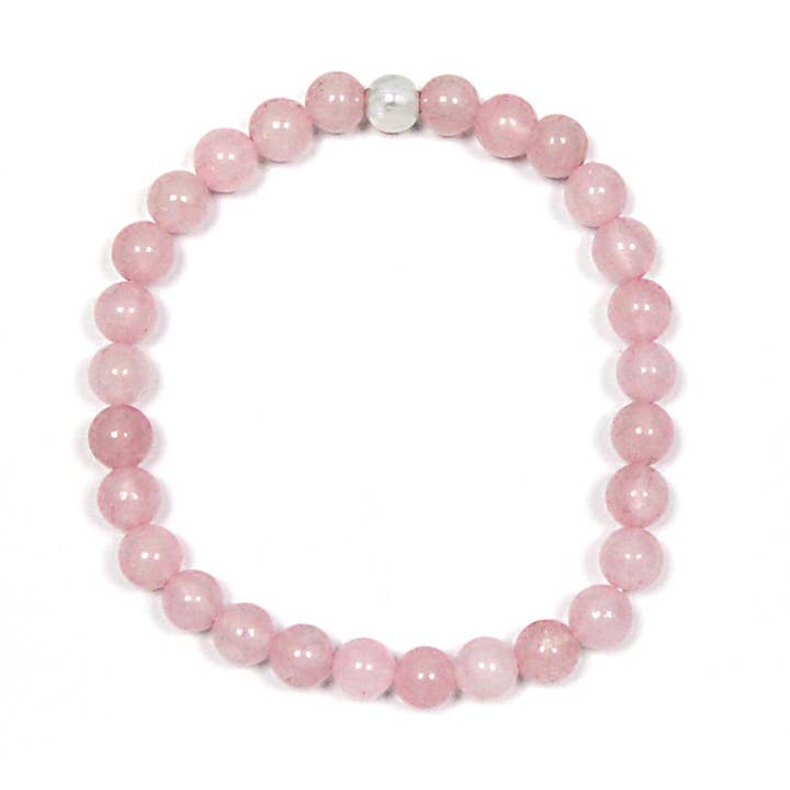 Ethike.eu - Wholesale Beaded Bracelet - 6mm rose quartz bracelet2
