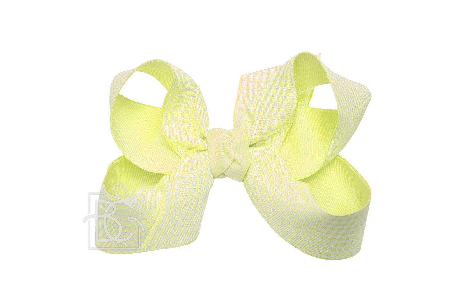 Beyond Creations, LLC - Vente Nœud pour cheveux – enfant - Nœud superposé en vichy et gros-grain sur pince10