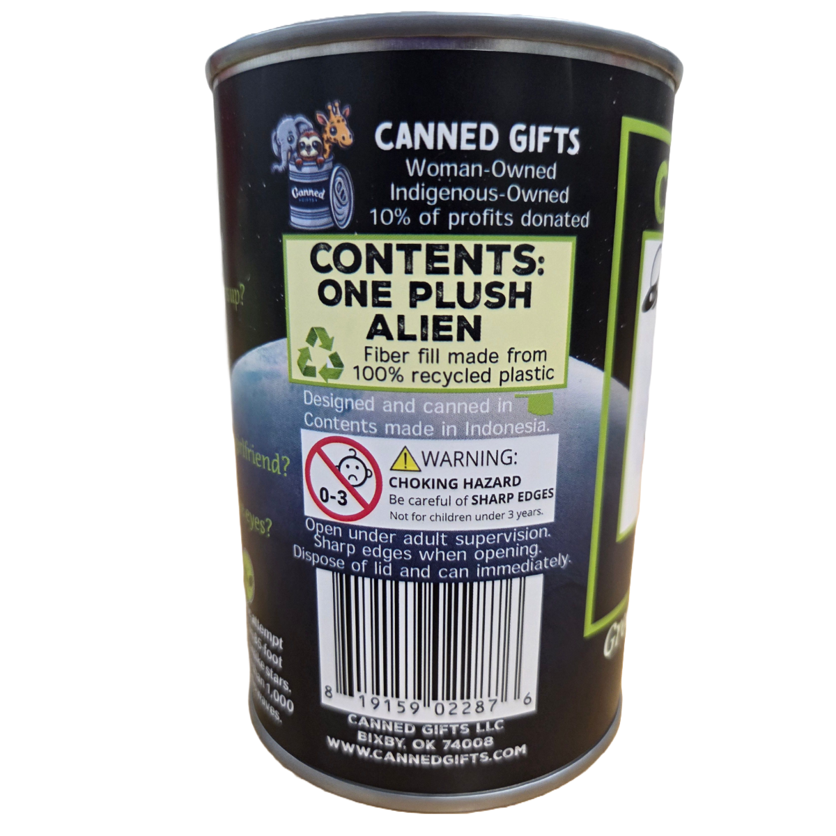 Canned Gifts – wholesale Gag gift/novelty gift – Canned Alien | Stuffed Plush | Funny Jokes Extraterrestrial5