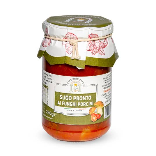 Tomato Pasta Sauce with Porcini Mushroom - 290g for wholesale by Paradiso dei Golosi Srl