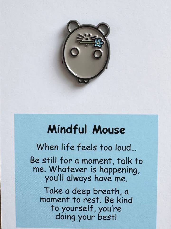 Mindful Mouse Pin for wholesale by Little Joys