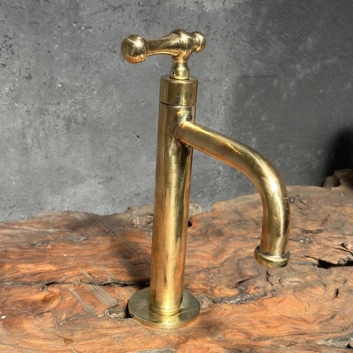 Artihand - Wholesale Kitchen Tool/Gadget - Unlacquered Brass Bathroom Faucet, Victorian Bathroom Faucet9