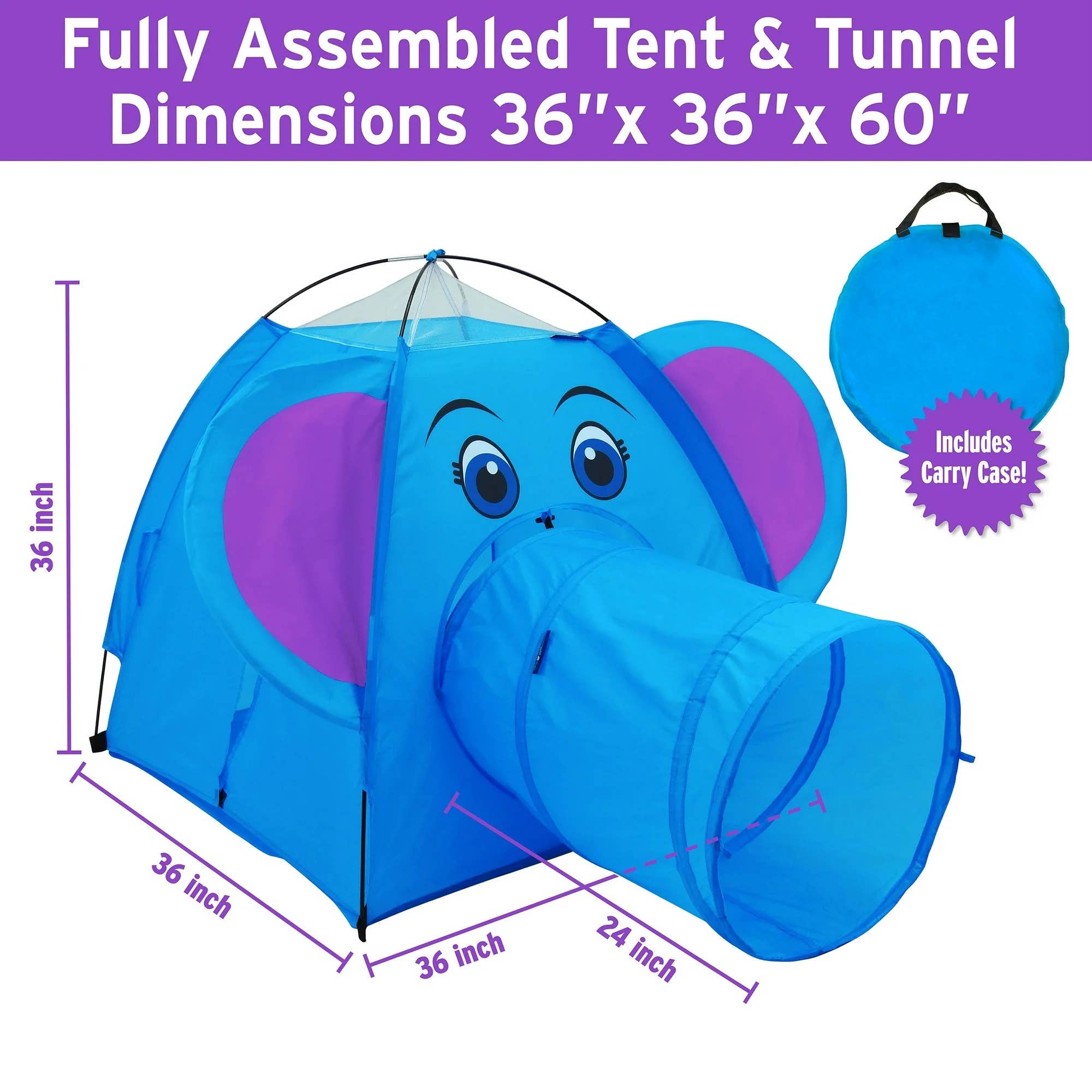 Above Edge - Wholesale Tent - Kids - Elephant Dome-Toddler play tent1