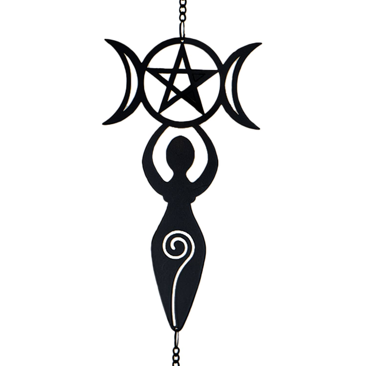 Pacific Trading – wholesale Outdoor ornament/decor – Alchemy Gothic Metal Hanging Decoration Goddess Danu2