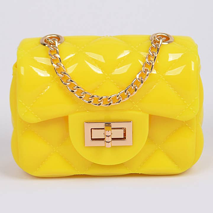 3AM BY H&D ACCESSORIES - Wholesale Clutch Bag - Women's - Shine Jelly Shoulder Chain Strap Mini Clutch