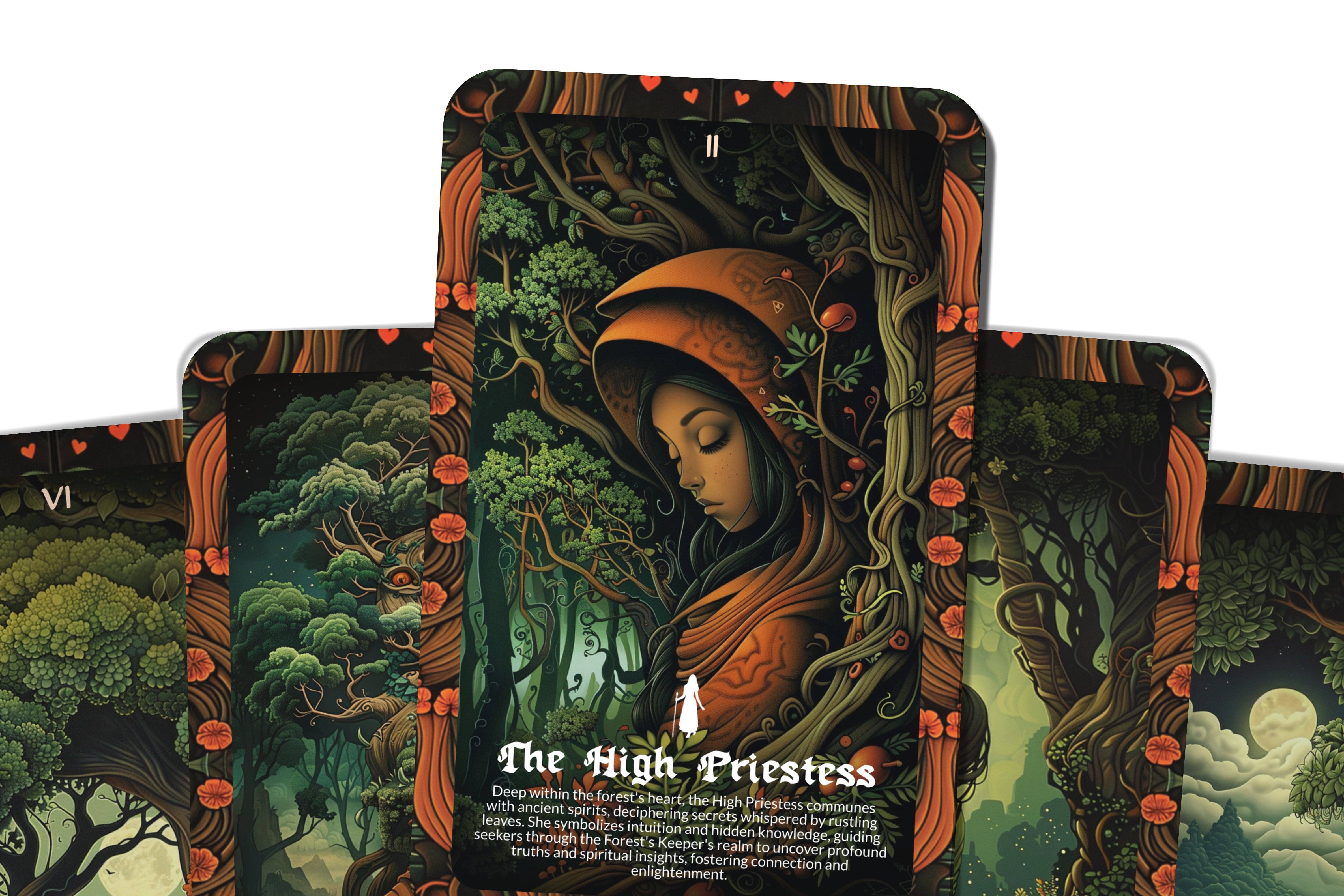 Ibiza Tarot USA – wholesale Tarot cards – The Forest's Keeper Tarot - 22 Major Arcana - A unique spiritual journey - Protecting and communing with the ancient wisdom of the woods.6
