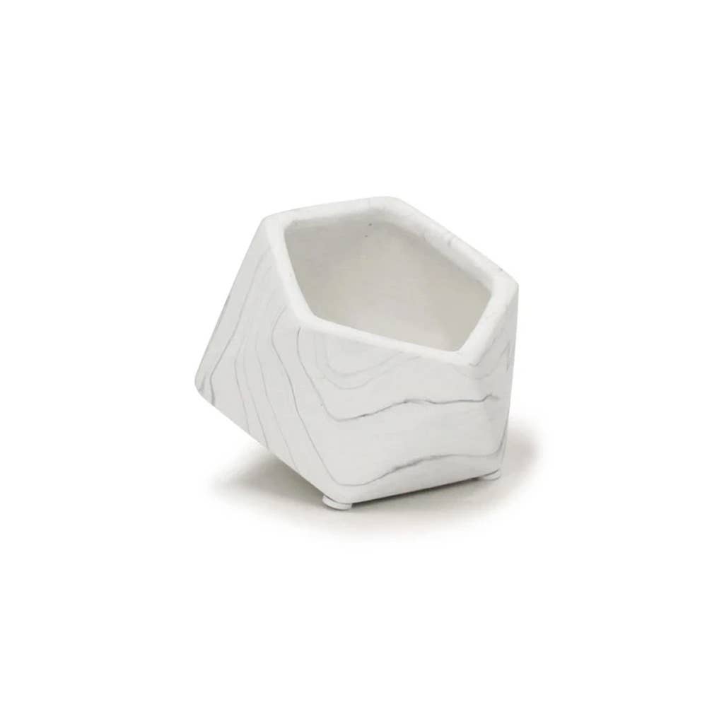 Galore Home - Wholesale Plant Pot - SALE | 5" Indoor Ceramic Marble Planter0