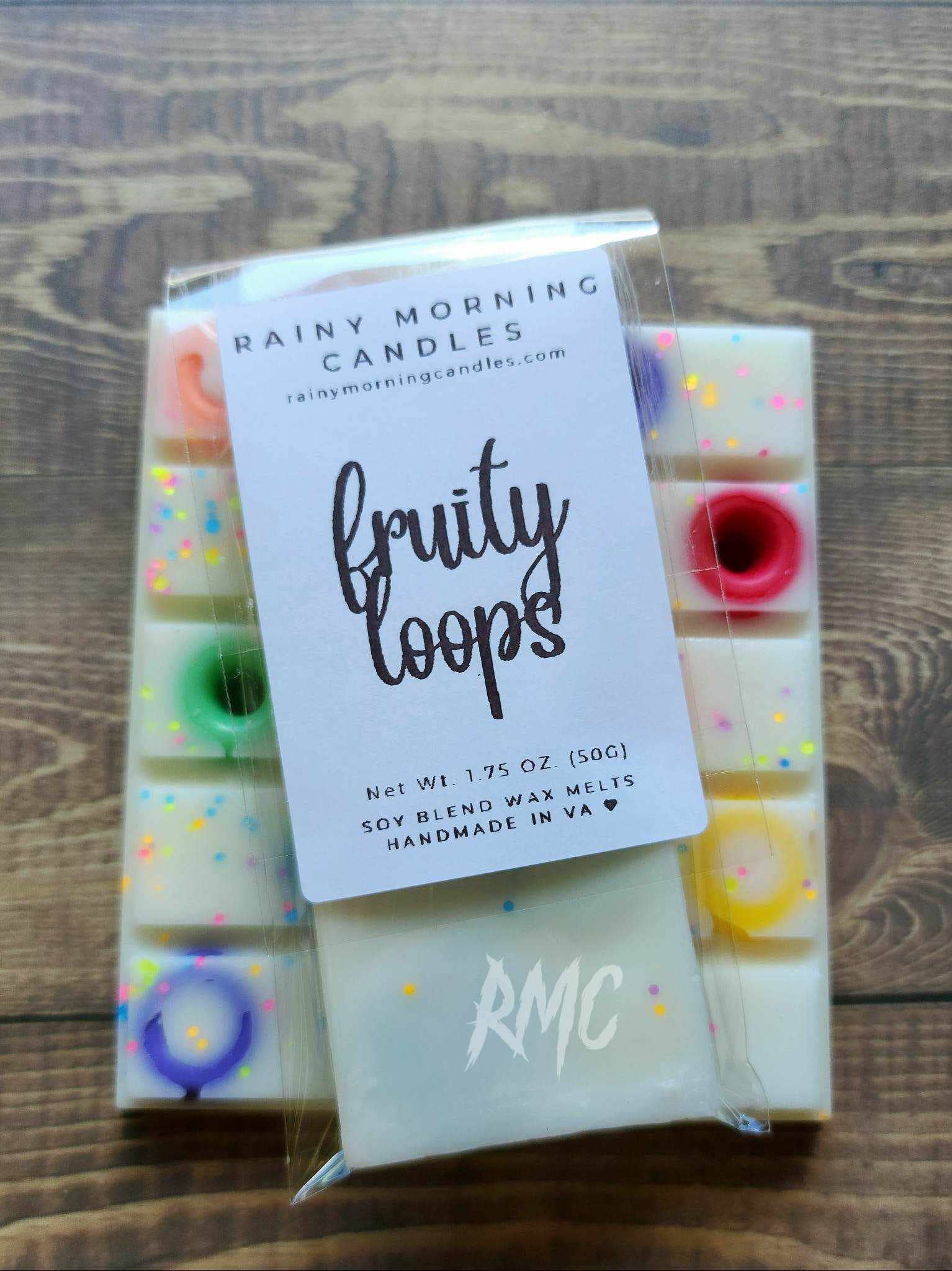 Rainy Morning Candles - Wholesale Wax Melt - Fruity Loops Snap Bar Wax Melts2