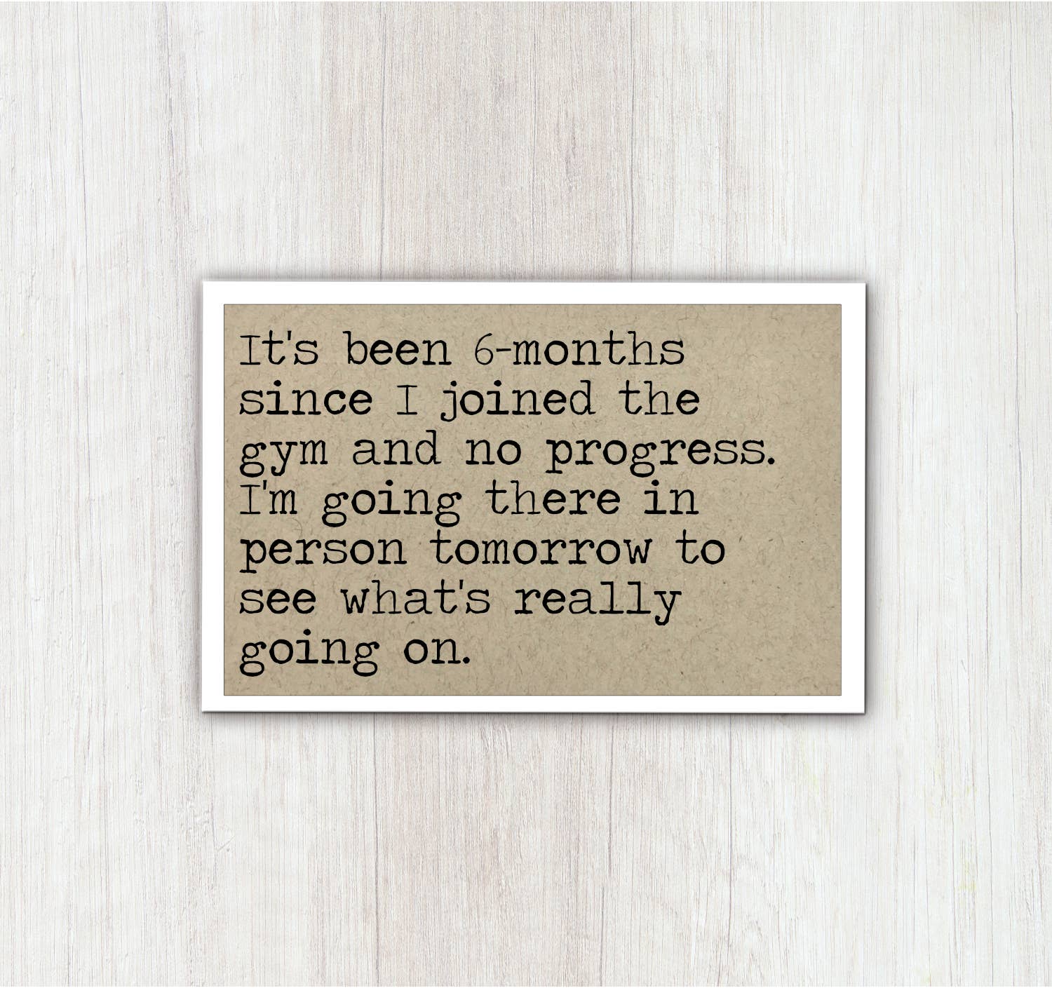 Says the One - Wholesale Magnet - Joined a Gym Fridge Magnet