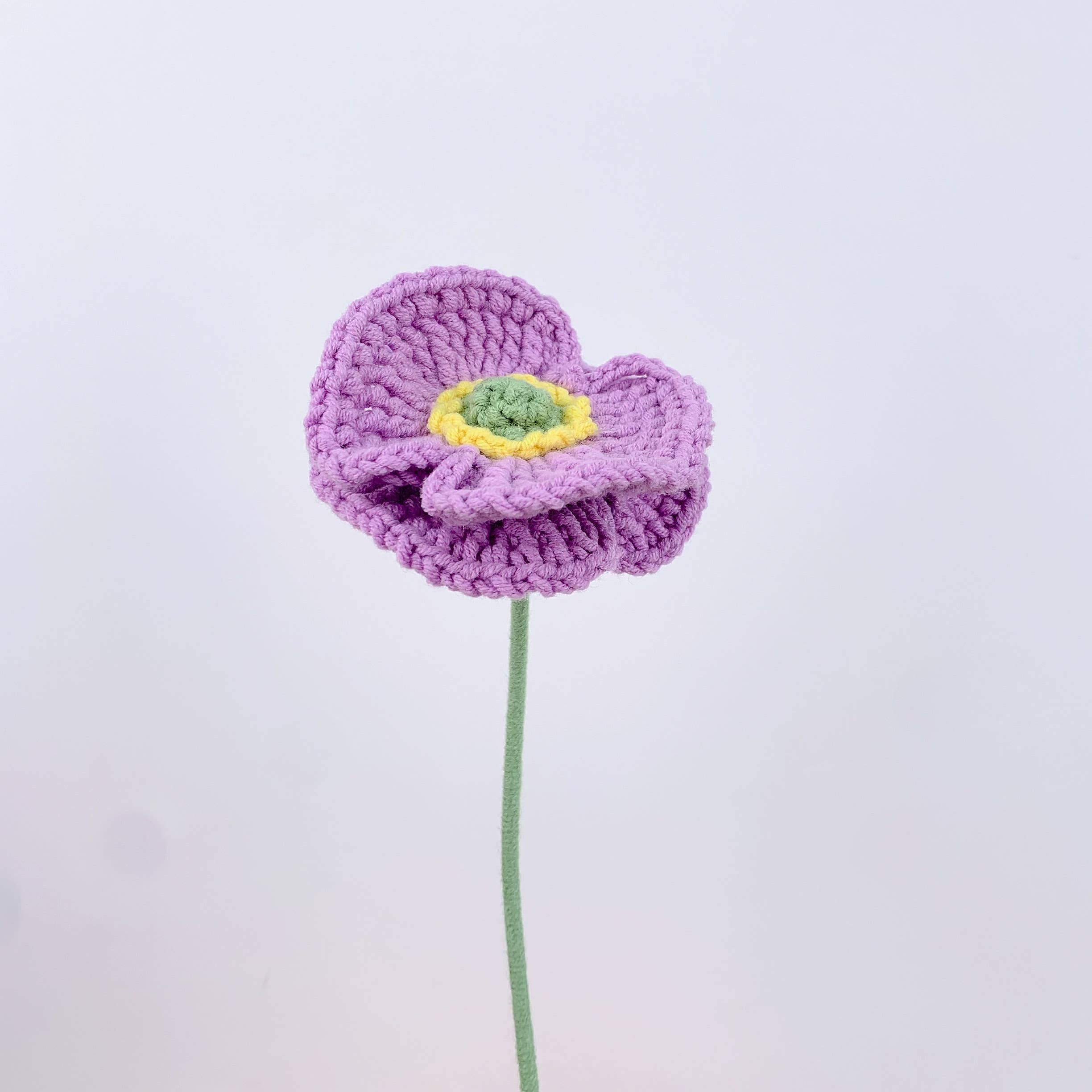 Lilyrosy（Duty free) – Flores artificiais por atacado – Crochet Corn Poppys, Presentes Feitos à Mão para qualquer ocasião15