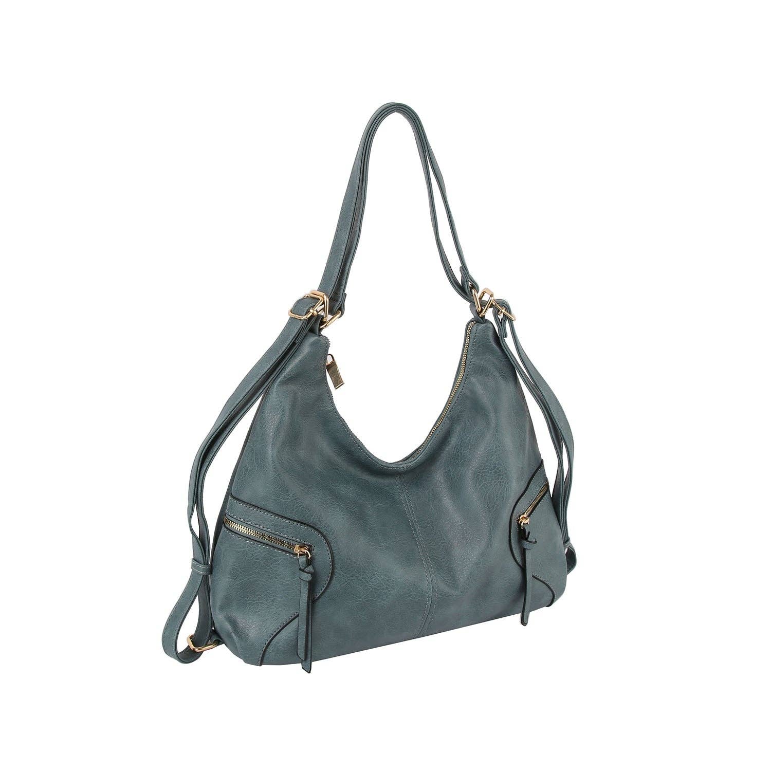 Handbag Factory Corp - Wholesale Shoulder Bag - Women's - Urban Chic Convertible Hobo Bag6