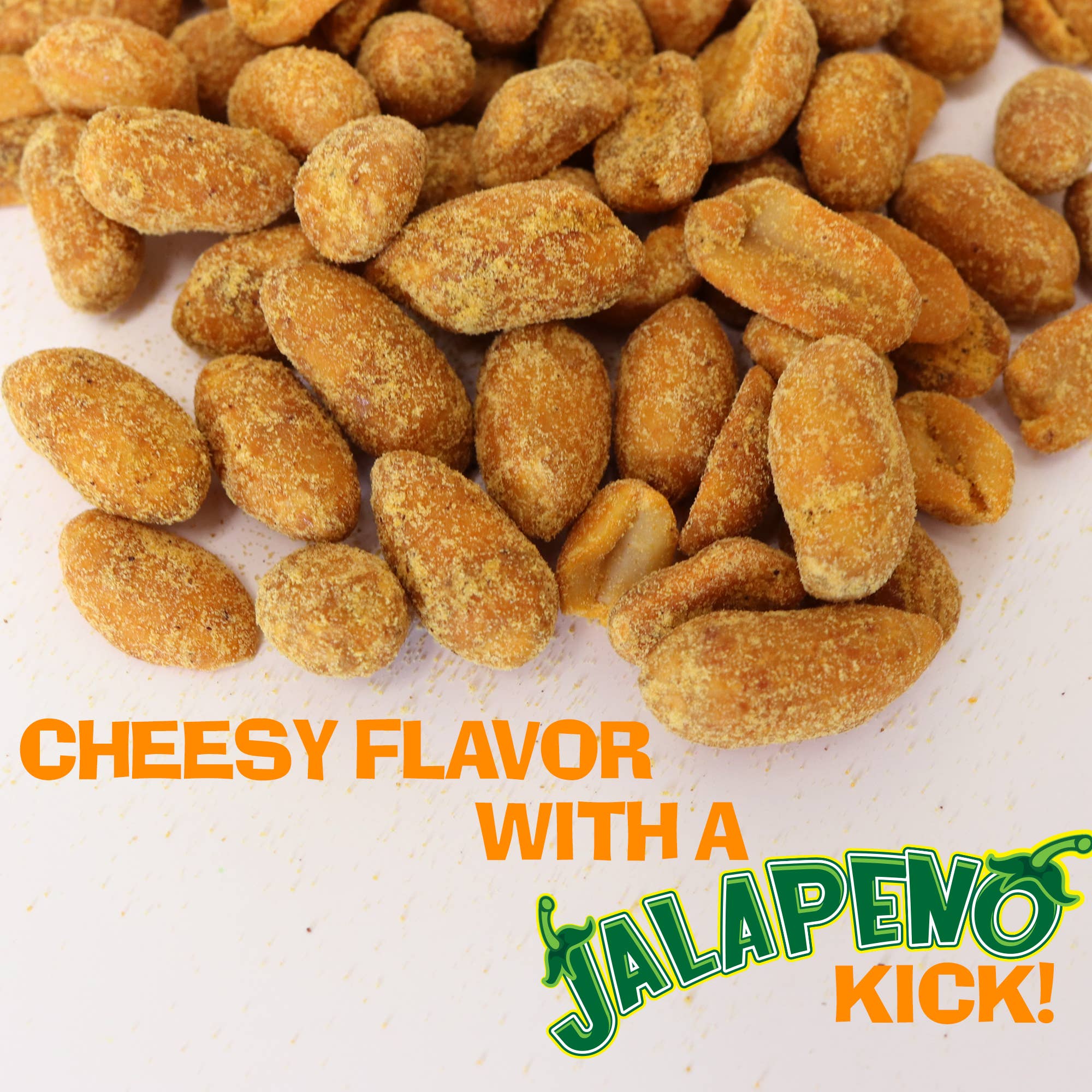Southwest Specialty Food - Wholesale Nuts - Ass Kickin’ Jalapeno Cheddar Peanuts 1 oz. Bags2