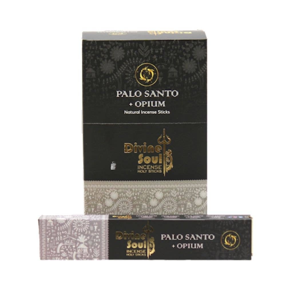 Earths Elements Wholesale - Wholesale Incense - Divine Soul - Palo Santo + Opium1