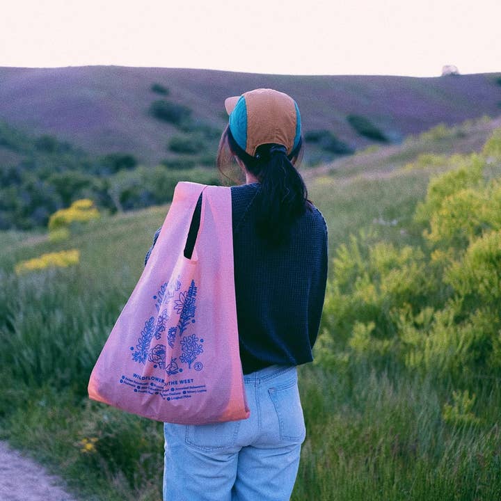 Goodnight Pine - Wholesale Grocery/Shopping Bag - Wildflowers BAGGU Reusable Bag