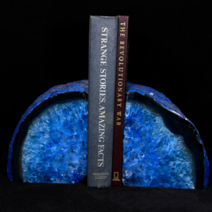 Cold River Mining - Wholesale Bookend - BOOKENDS BLUE AGATE- Sold by the Set5