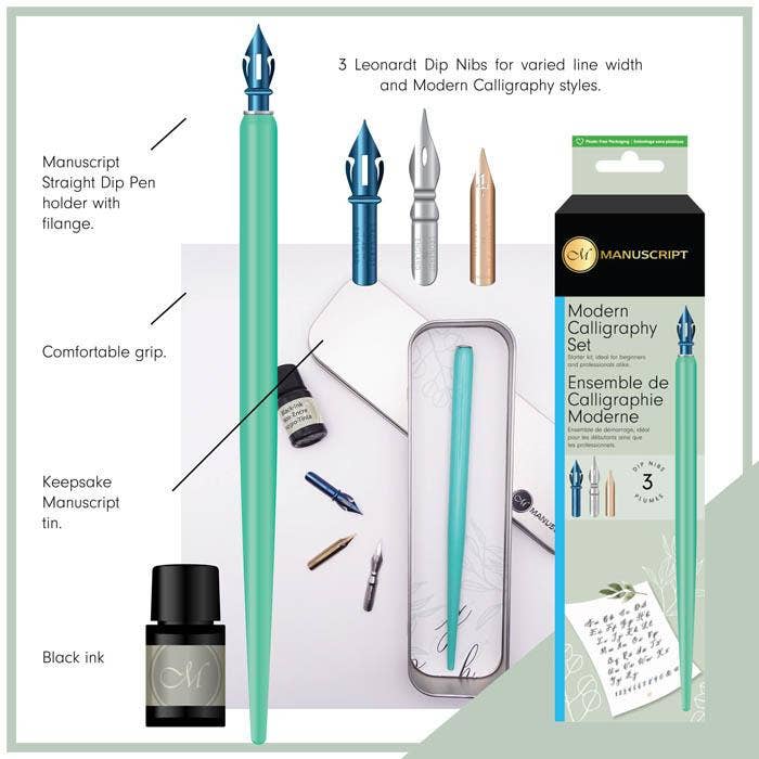 Manuscript - Wholesale Pen - Manuscript Modern Calligraphy Dip Pen Set1