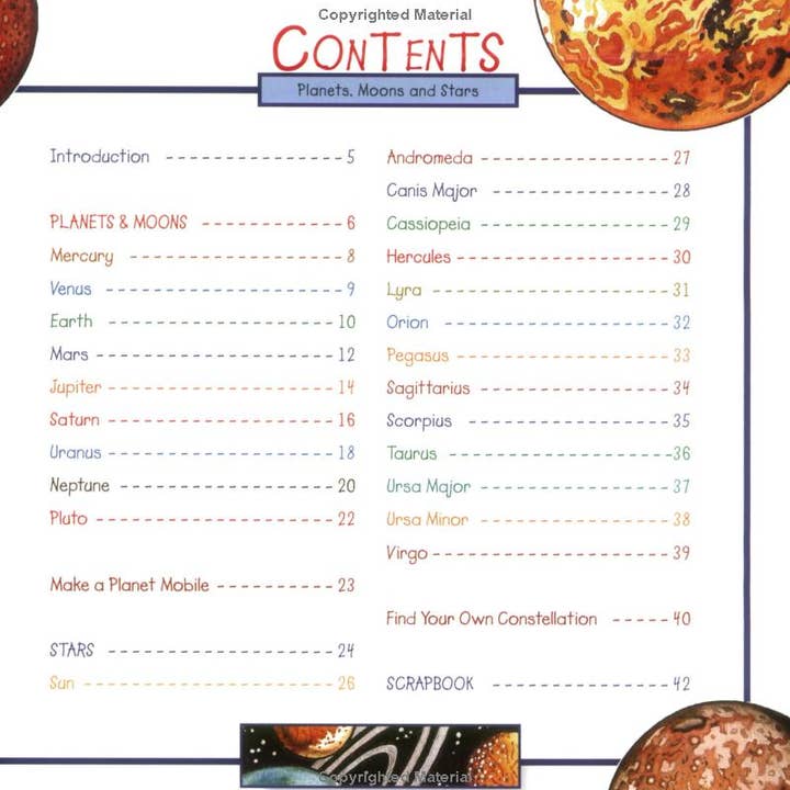 REMOVED BRAND - Wholesale Science & Math - Planets, Moons and Stars: Take-Along Guide2