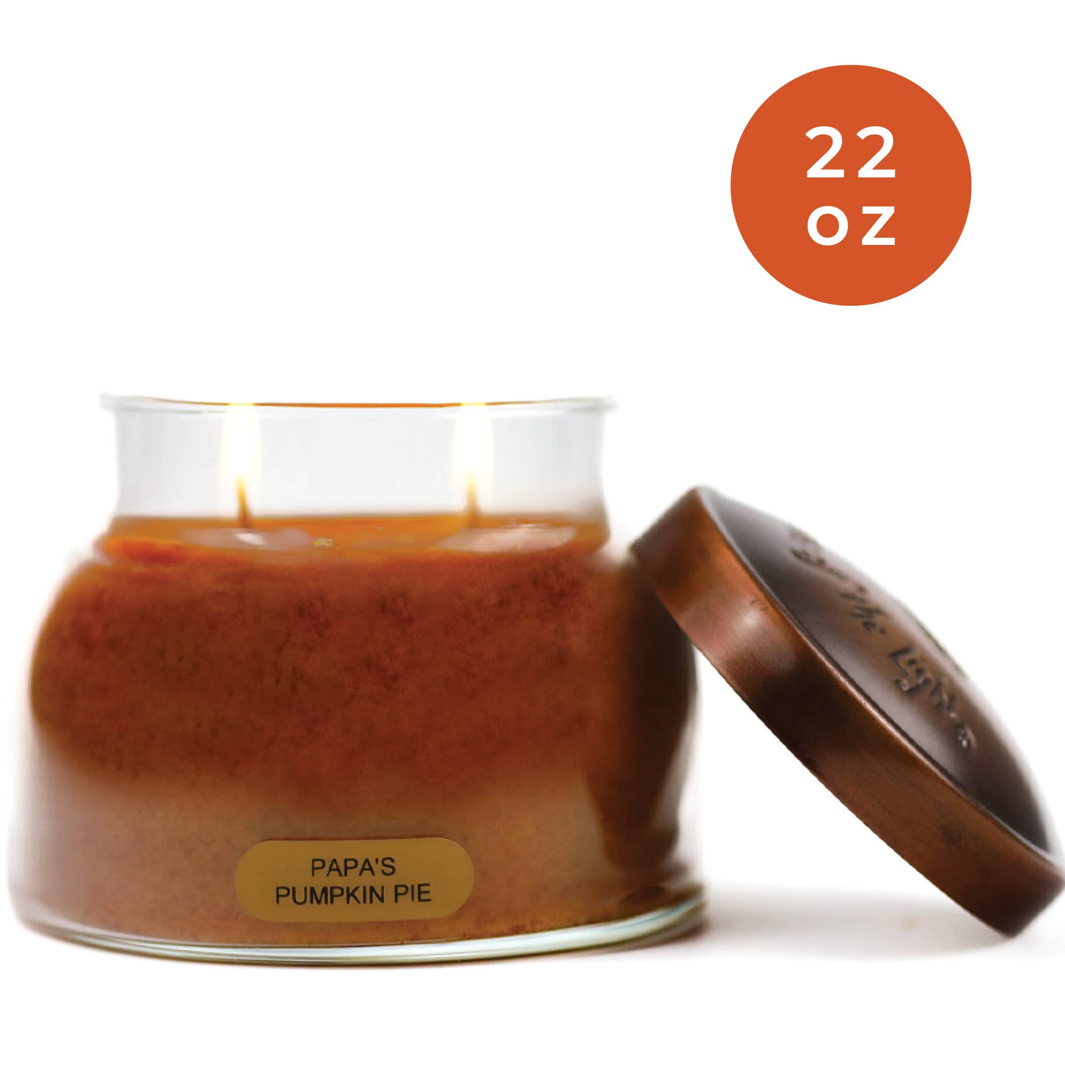 A Cheerful Giver – wholesale Jar/filled candle – KOTL Mama Candle (22oz.) – Papa's Pumpkin Pie1