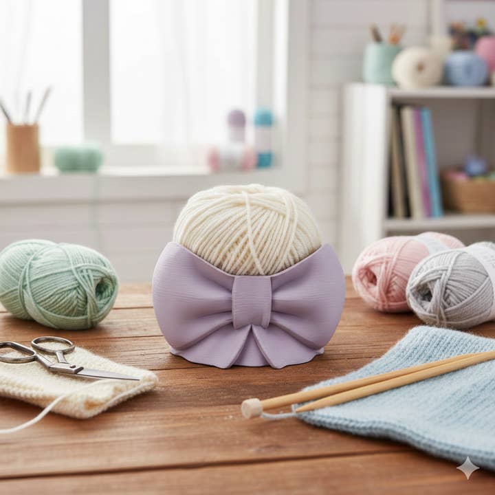 Bow Yarn Bowl for wholesale by Loops And Layers