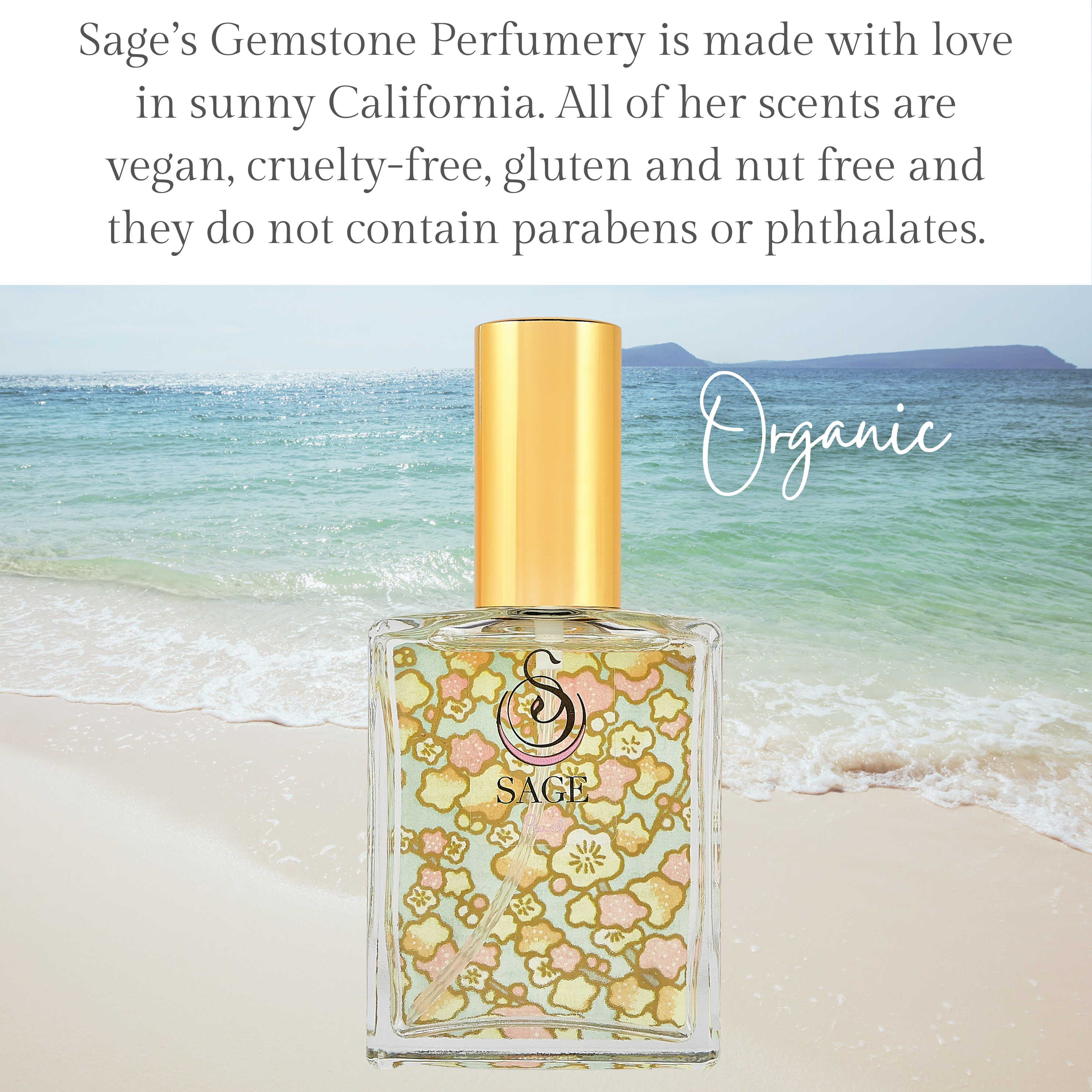 The Sage Lifestyle - A Gemstone Perfumery - Wholesale Perfume/Eau de Toilette - Pearl Organic Eau de Toilette Perfume Spray- 2 oz4