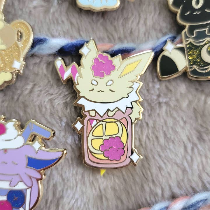 Xhilyn - Wholesale Lapel Pin/Button - Eeveelution Full Set Pins8