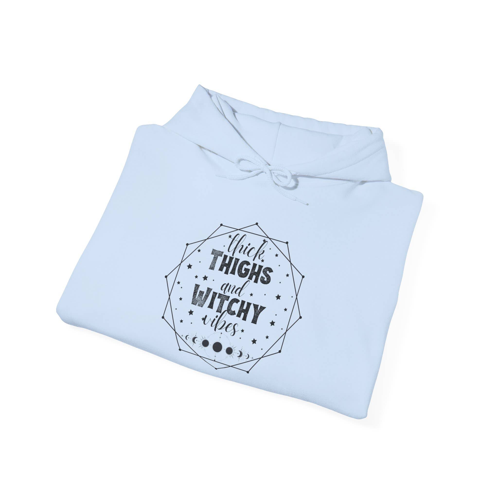 Laney's Castle - Wholesale Hoodie - Unisex - Thick Thighs & Witchy Vibes Hoodie | Plus Size0