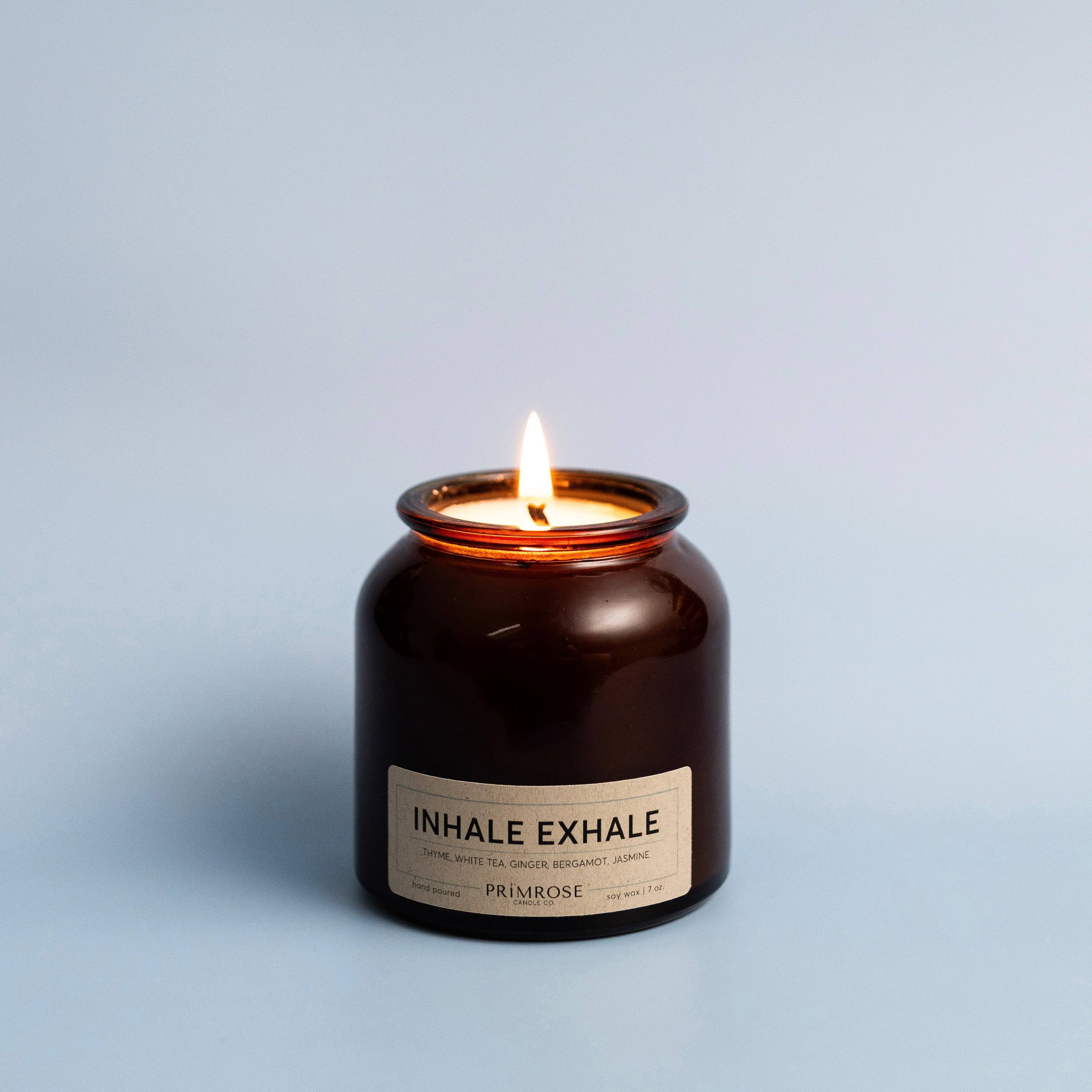Primrose Candle Company - Wholesale Jar/Filled Candle - INHALE EXHALE