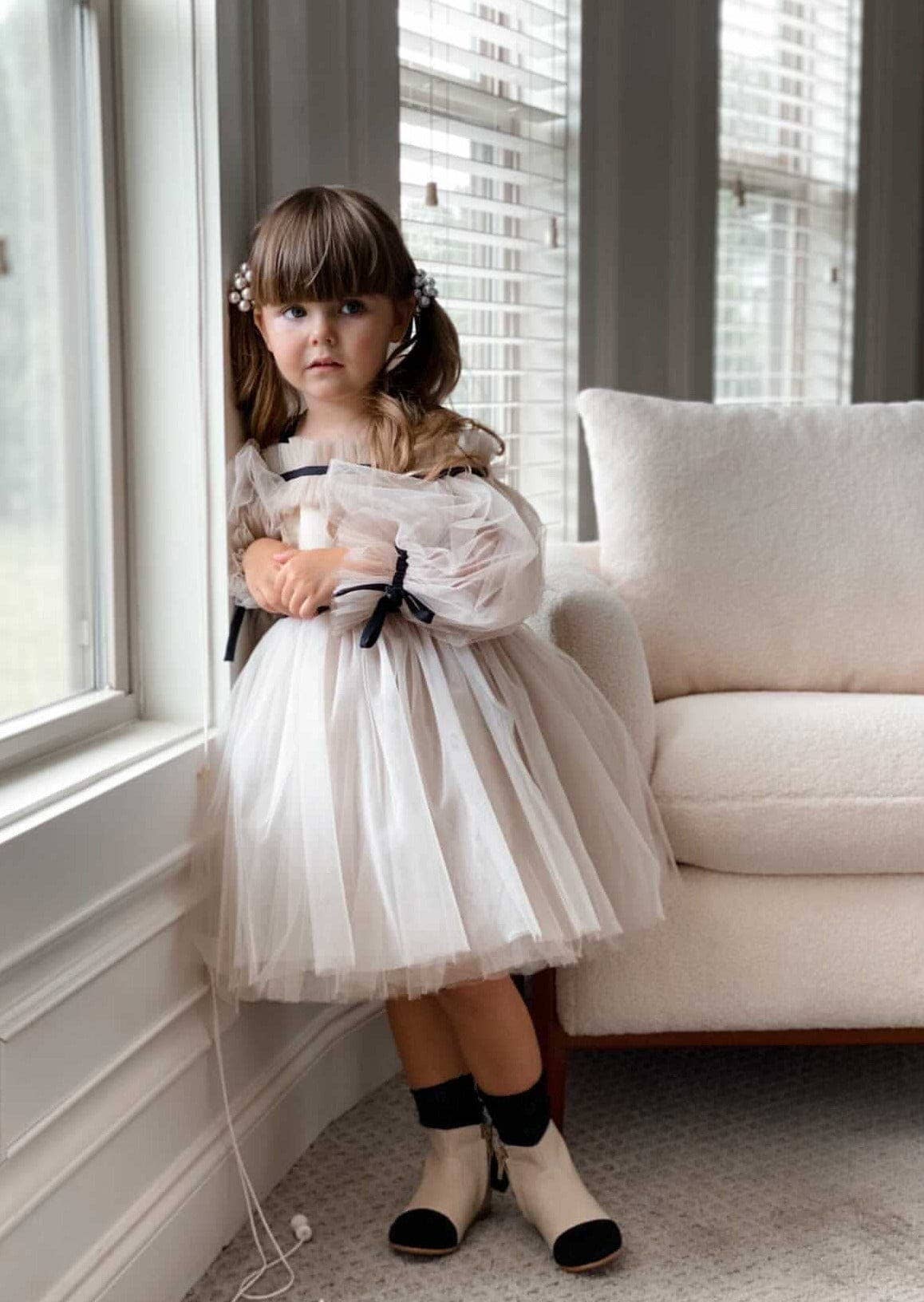 Petite Maison Kids - Wholesale Dress - Kids - Coco-Caramel Tulle Dress20