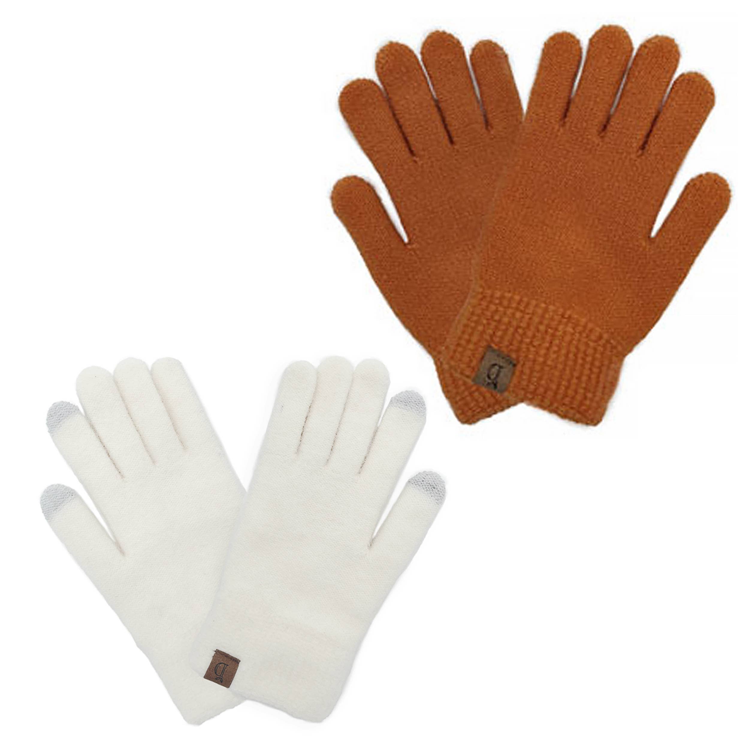 Hana - Wholesale Gloves - Women's - Solid Knit Touch Gloves11