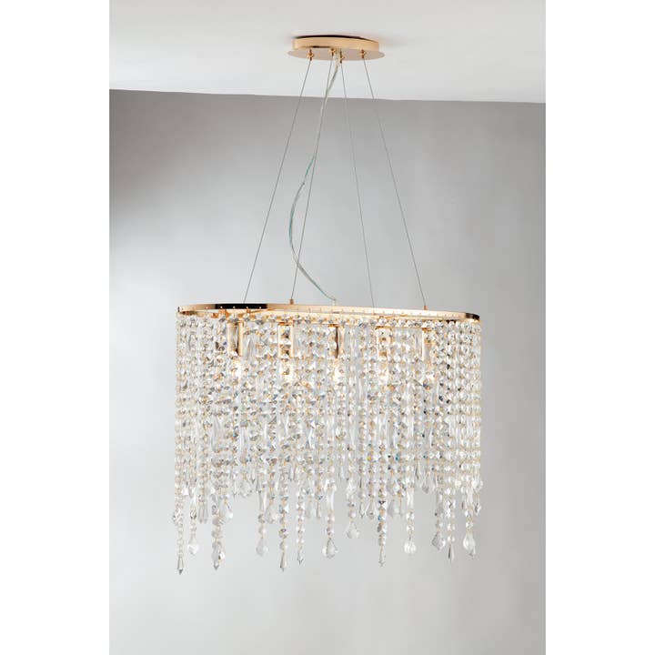 Gruppo F.T - Wholesale Chandelier/Hanging Light - Metal Breeze Pendant Light with K9 Crystal Pendants (5XE14)